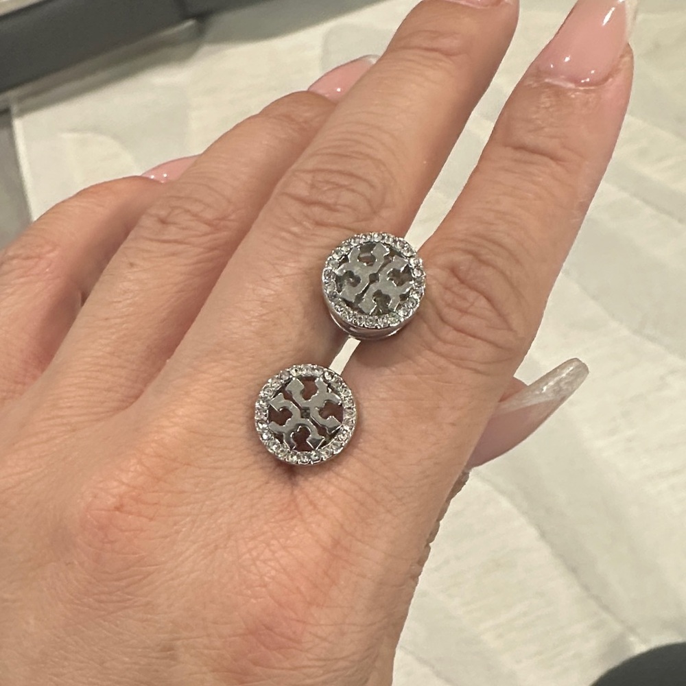 Tory Burch crystal stud earrings